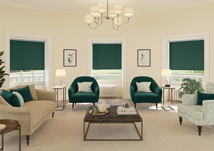 Rimini (Blackout), Evergreen - Twist&Fit Roller Blind - Image 8